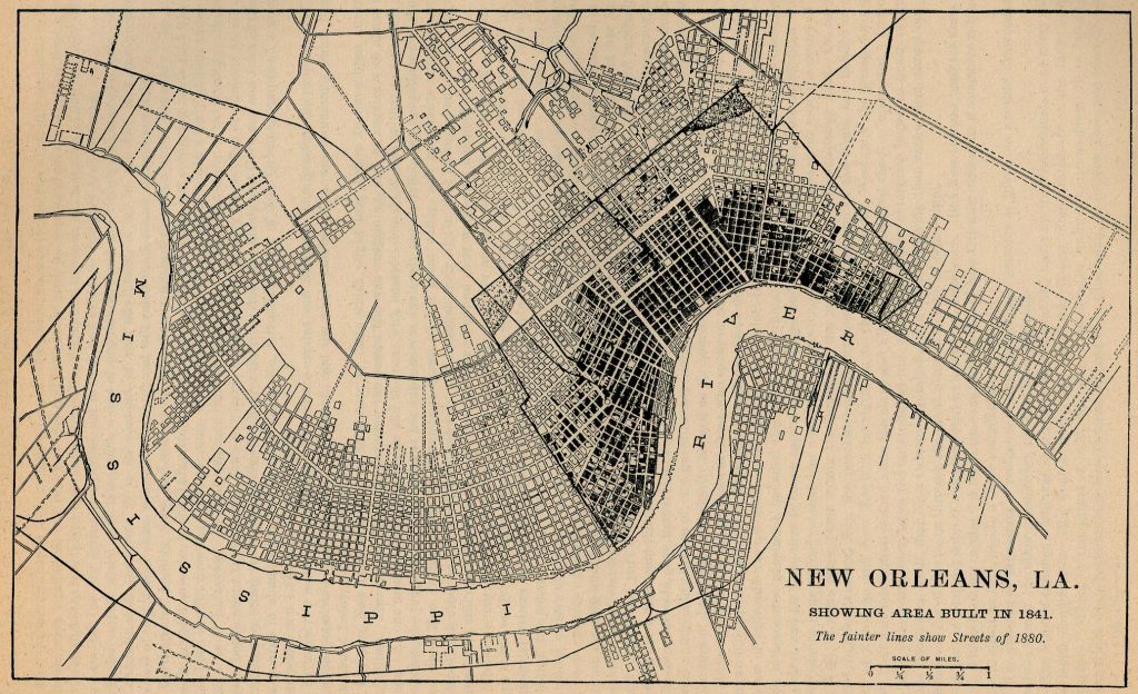 map of new orleans